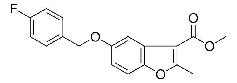 Sigma-Aldrich 5-(4-FLUORO-BENZYLOXY)-2-METHYL-BENZOFURAN-3-CARBOXYLIC ACID METHYL ESTER，AldrichCPR