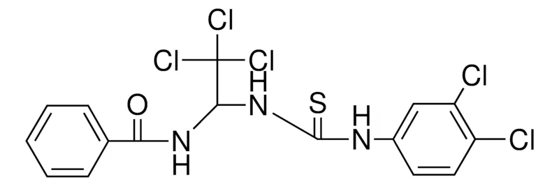 Sigma-Aldrich N-(2,2,2-TRICHLORO-1-(3-(3,4-DICHLORO-PHENYL)-THIOUREIDO)-ETHYL)-BENZAMIDE,AldrichCPR