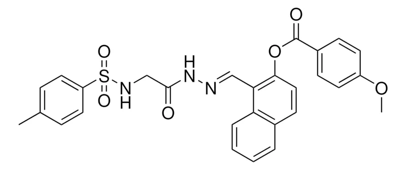Sigma-Aldrich 1-(2-((((4-ME-PH)SULFONYL)AMINO)AC)CARBOHYDRAZONOYL)-2-NAPHTHYL 4-MEO-BENZOATE，AldrichCPR