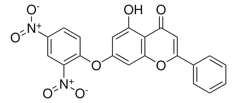 Sigma-Aldrich 7-(2,4-DINITRO-PHENOXY)-5-HYDROXY-2-PHENYL-CHROMEN-4-ONE,AldrichCPR