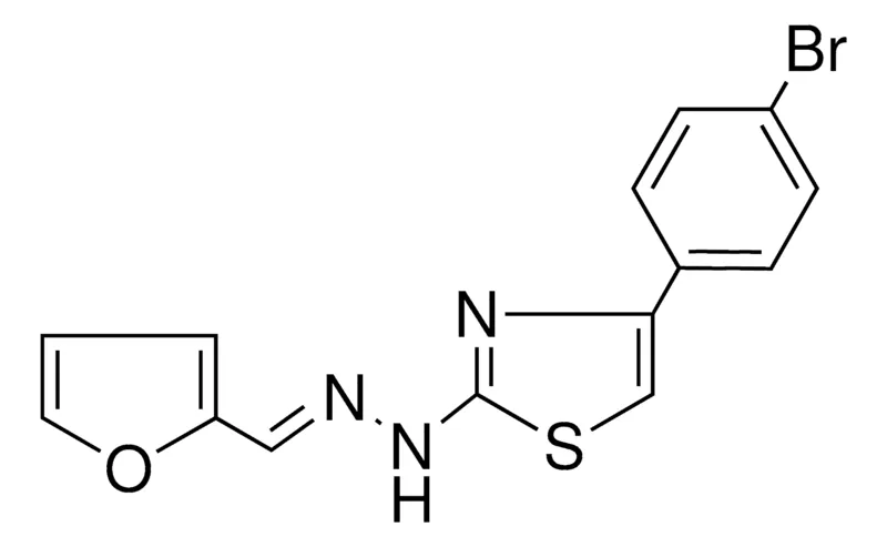 Sigma-Aldrich N-(4-(4-BROMO-PHENYL)-THIAZOL-2-YL)-N'-FURAN-2-YLMETHYLENE-HYDRAZINE,AldrichCPR