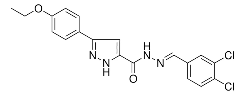 Sigma-Aldrich 5-(4-ETHOXY-PH)2H-PYRAZOLE-3-CARBOXYLIC ACID (3,4-DICHLORO-BENZYLIDENE)HYDRAZIDE，AldrichCPR