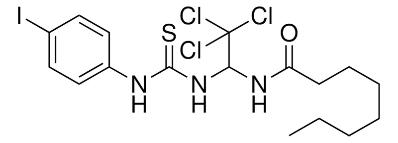 Sigma-Aldrich OCTANOIC ACID (2,2,2-TRICHLORO-1-(3-(4-IODO-PHENYL)-THIOUREIDO)-ETHYL)-AMIDE，AldrichCPR