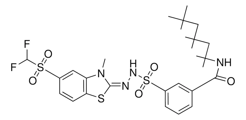Sigma-Aldrich 3(TERT-DODECYLCARBAM)BZ-SULF (5-DI-F-ME-SO2-3-ME-2-BZ-THIAZOLINYLIDENE)HYDRAZIDE,AldrichCPR