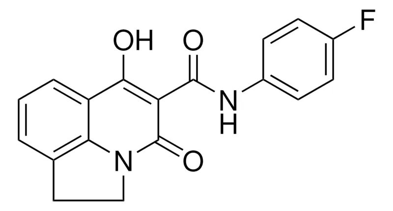 Sigma-Aldrich N-(4-F-PH)-6-HO-4-OXO-1,2-DIHYDRO-4H-PYRROLO(3,2,1-IJ)QUINOLINE-5-CARBOXAMIDE,AldrichCPR