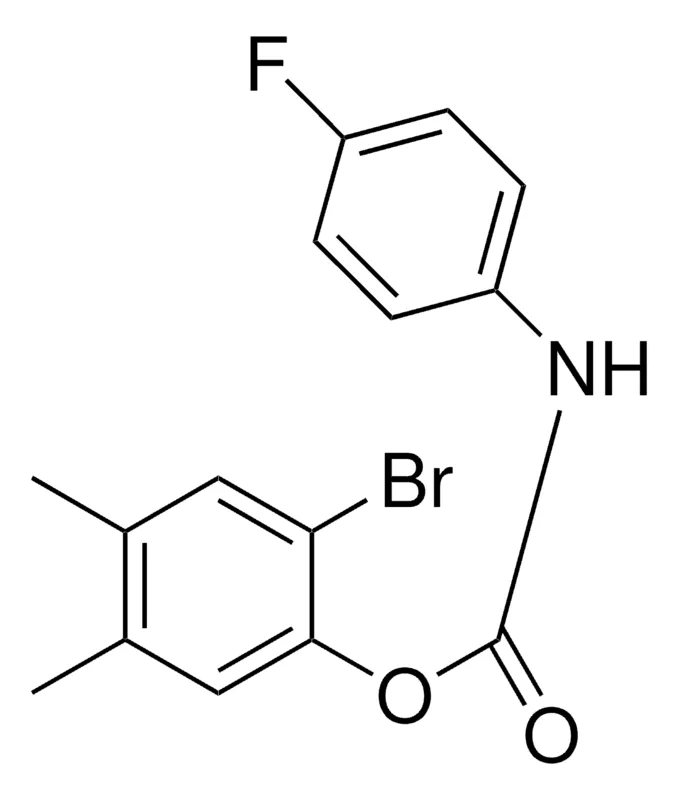 Sigma-Aldrich 2-BROMO-4,5-DIMETHYLPHENYL N-(4-FLUOROPHENYL)CARBAMATE,AldrichCPR