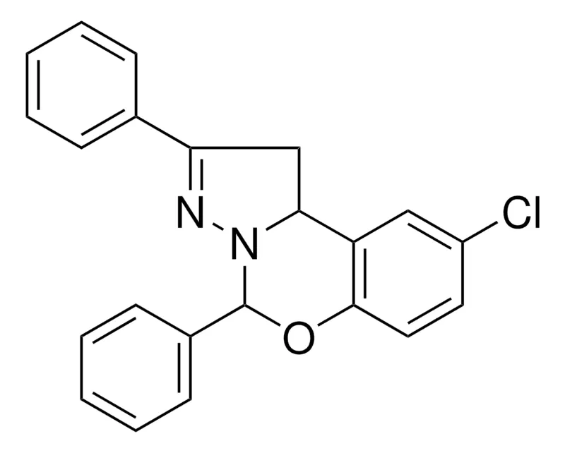 Sigma-Aldrich 8-CHLORO-2,4-DIPHENYL-1,9B-DIHYDRO-5-OXA-3,3A-DIAZA-CYCLOPENTA(A)NAPHTHALENE，AldrichCPR