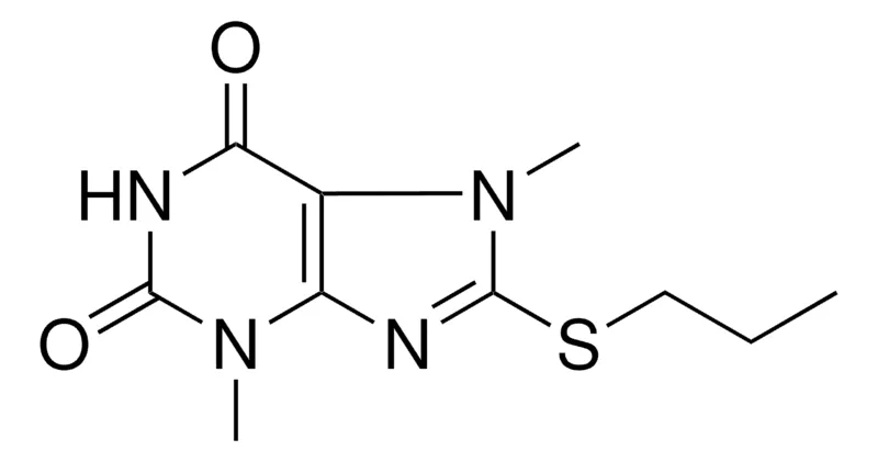 Sigma-Aldrich 3,7-DIMETHYL-8-PROPYLSULFANYL-3,7-DIHYDRO-PURINE-2,6-DIONE,AldrichCPR