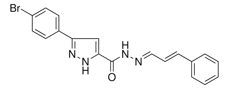 Sigma-Aldrich 5-(4-BROMO-PHENYL)-2H-PYRAZOLE-3-CARBOXYLIC ACID (3-PHENYL-ALLYLIDENE)-HYDRAZIDE,AldrichCPR