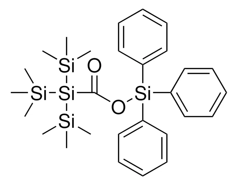 Sigma-Aldrich TRIPHENYLSILYL 1,1,1,3,3,3-HEXAMETHYL-2-(TRIMETHYLSILYL)-2-TRISILANECARBOXYLATE,AldrichCPR