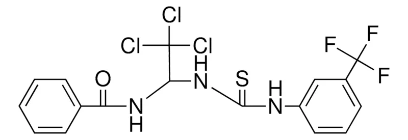 Sigma-Aldrich N-(2,2,2-TRICHLORO-1-(3-(3-TRIFLUOROMETHYL-PHENYL)-THIOUREIDO)-ETHYL)-BENZAMIDE,AldrichCPR