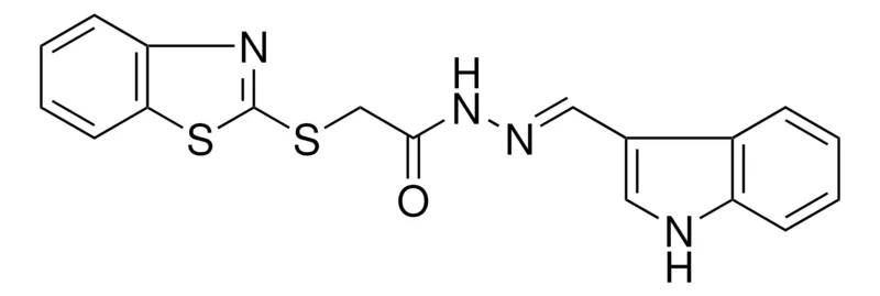 Sigma-Aldrich 2-(BENZOTHIAZOL-2-YLSULFANYL)-ACETIC ACID (1H-INDOL-3-YLMETHYLENE)-HYDRAZIDE，AldrichCPR