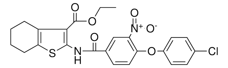 Sigma-Aldrich 2-(4-(CL-PHO)-3-NITRO-BENZOYLAMINO)-BENZO(B)THIOPHENE-3-CARBOXYLIC ACID ET ESTER，AldrichCPR