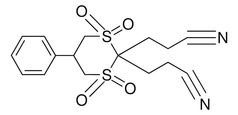 Sigma-Aldrich 3-(2-(2-CYANO-ET)-1,1,3,3-TETRAOXO-5-PHENYL-,-(1,3)DITHIAN-2-YL)-PROPIONITRILE,AldrichCPR