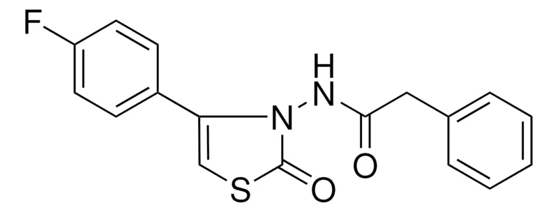 Sigma-Aldrich N-(4-(4-FLUOROPHENYL)-2-OXO-1,3-THIAZOL-3(2H)-YL)-2-PHENYLACETAMIDE,AldrichCPR