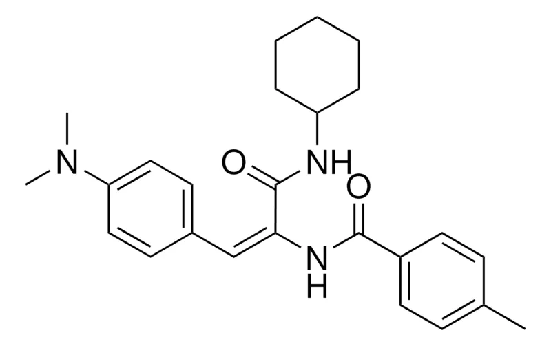 Sigma-Aldrich N-(1-CYCLOHEXYLCARBAMOYL-2-(4-DIMETHYLAMINO-PHENYL)-VINYL)-4-METHYL-BENZAMIDE,AldrichCPR