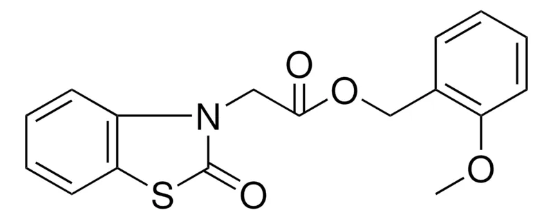 Sigma-Aldrich (2-OXO-BENZOTHIAZOL-3-YL)-ACETIC ACID 2-METHOXY-BENZYL ESTER,AldrichCPR