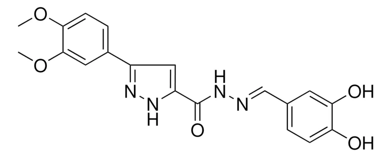 Sigma-Aldrich N'-(3,4-DI-HO-BENZYLIDENE)-3-(3,4-DIMETHOXYPHENYL)-1H-PYRAZOLE-5-CARBOHYDRAZIDE,AldrichCPR