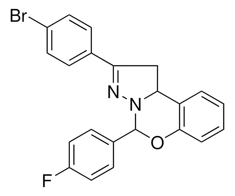 Sigma-Aldrich 2-(4-BR-PH)-4-(4-F-PH)-1,9B-DIHYDRO-5-OXA-3,3A-DIAZA-CYCLOPENTA(A)NAPHTHALENE,AldrichCPR