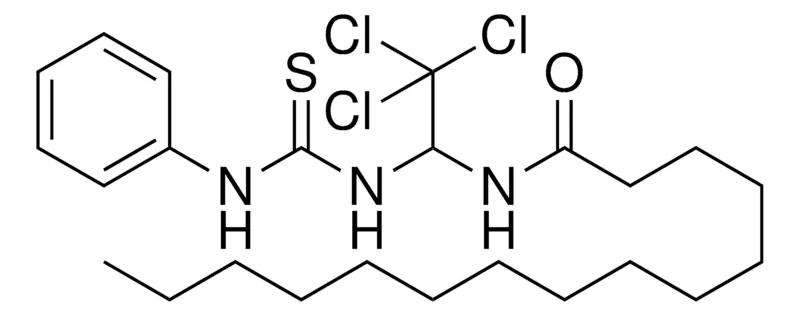 Sigma-Aldrich PENTADECANOIC ACID (2,2,2-TRICHLORO-1-(3-PHENYL-THIOUREIDO)-ETHYL)-AMIDE,AldrichCPR