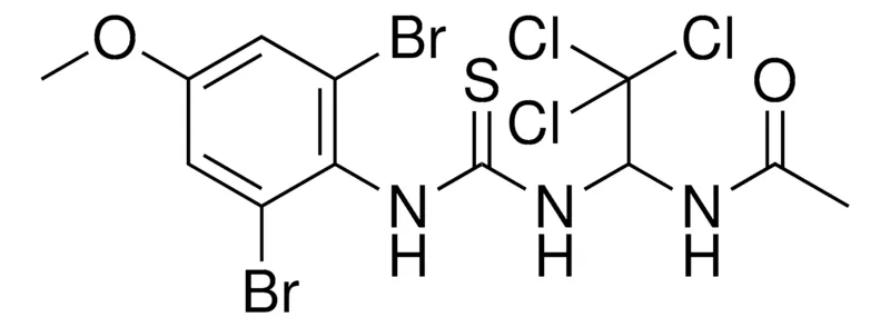 Sigma-Aldrich N-(2,2,2-TRICHLORO-1-(3-(2,6-DIBROMO-4-MEO-PHENYL)-THIOUREIDO)-ETHYL)-ACETAMIDE,AldrichCPR