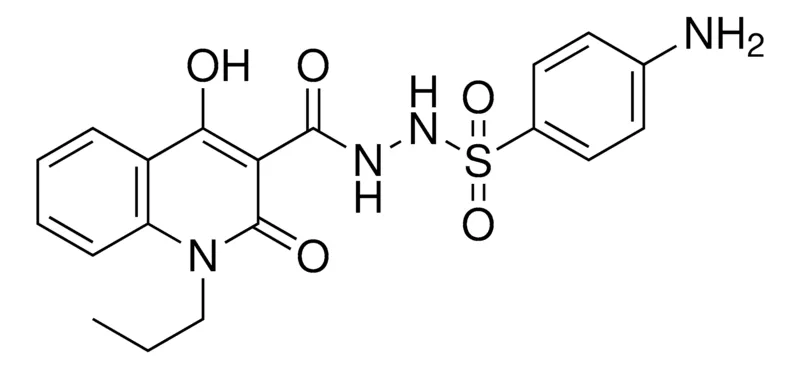 Sigma-Aldrich 4-AMINO-N'-[(4-HYDROXY-2-OXO-1-PROPYL-1,2-DIHYDRO-3-QUINOLINYL)CARBONYL]BENZENESULFONOHYDRAZIDE，AldrichCPR