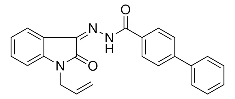 Sigma-Aldrich BIPHENYL-4-CARBOXYLIC ACID (1-ALLYL-2-OXO-1,2-DIHYDRO-INDOL-3-YLIDENE)-HYDRAZIDE,AldrichCPR