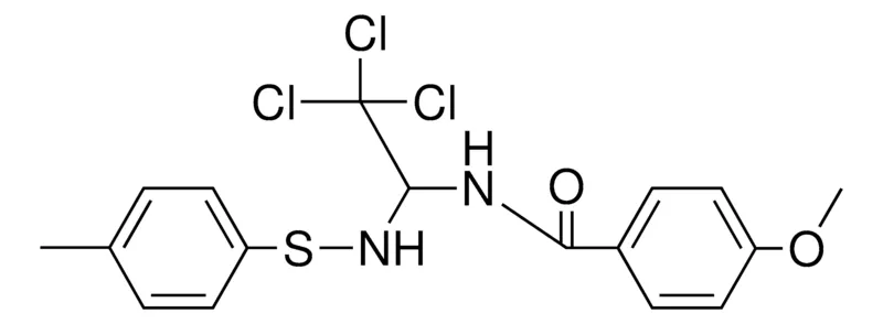 Sigma-Aldrich 4-METHOXY-N-(2,2,2-TRICHLORO-1-P-TOLYLSULFANYLAMINO-ETHYL)-BENZAMIDE,AldrichCPR
