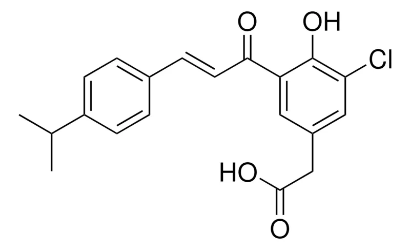 Sigma-Aldrich (3-CHLORO-4-HYDROXY-5-(3-(4-ISOPROPYLPHENYL)ACRYLOYL)PHENYL)ACETIC ACID,AldrichCPR