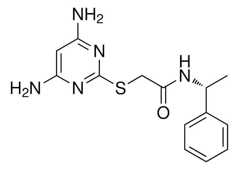Sigma-Aldrich S-2-(4,6-DIAMINO-PYRIMIDIN-2-YLSULFANYL)-N-(1-PHENYL-ETHYL)-ACETAMIDE,AldrichCPR