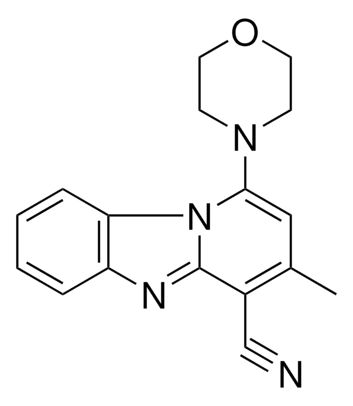 Sigma-Aldrich 3-METHYL-1-MORPHOLIN-4-YL-BENZO(4,5)IMIDAZO(1,2-A)PYRIDINE-4-CARBONITRILE,AldrichCPR