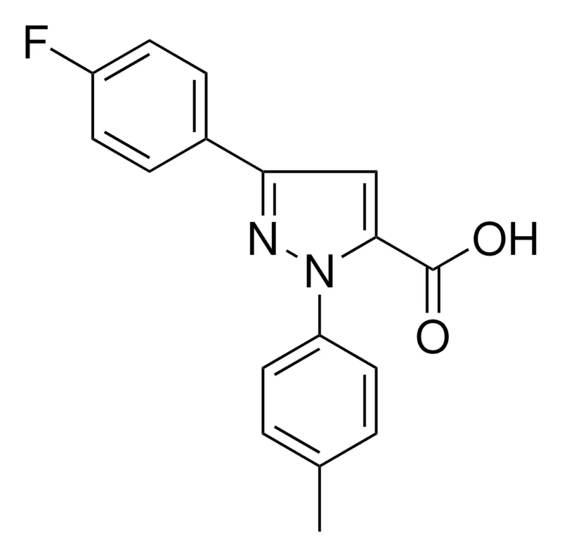 Sigma-Aldrich 3-(4-FLUOROPHENYL)-1-(4-METHYLPHENYL)-1H-PYRAZOLE-5-CARBOXYLIC ACID,AldrichCPR