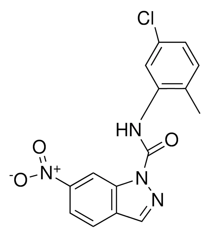 Sigma-Aldrich 1-(N-(5-CHLORO-2-METHYLPHENYL)CARBAMOYL)-6-NITRO-1H-INDAZOLE，AldrichCPR