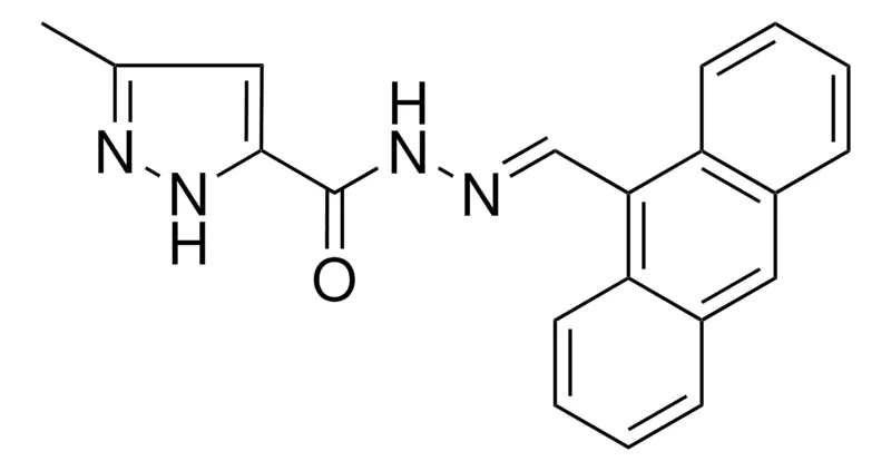 Sigma-Aldrich 5-METHYL-2H-PYRAZOLE-3-CARBOXYLIC ACID ANTHRACEN-9-YLMETHYLENE-HYDRAZIDE,AldrichCPR