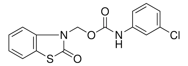 Sigma-Aldrich (3-CHLORO-PHENYL)-CARBAMIC ACID 2-OXO-BENZOTHIAZOL-3-YLMETHYL ESTER,AldrichCPR