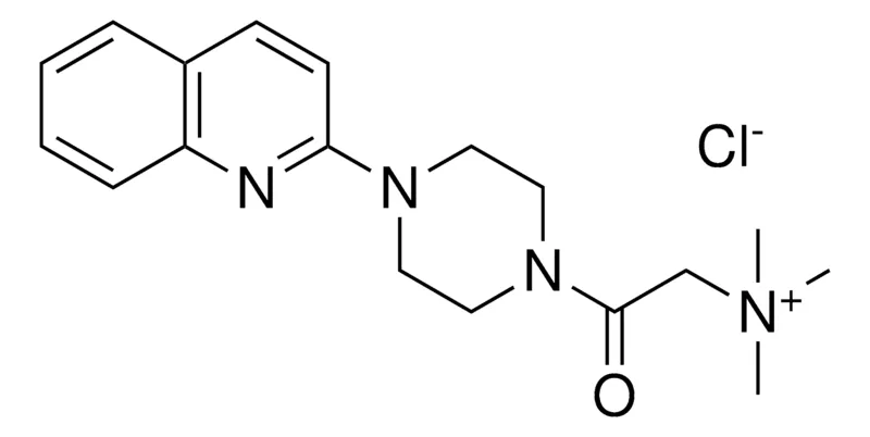 Sigma-Aldrich N,N,N-TRIMETHYL-2-OXO-2-(4-(2-QUINOLINYL)-1-PIPERAZINYL)ETHANAMINIUM CHLORIDE,AldrichCPR