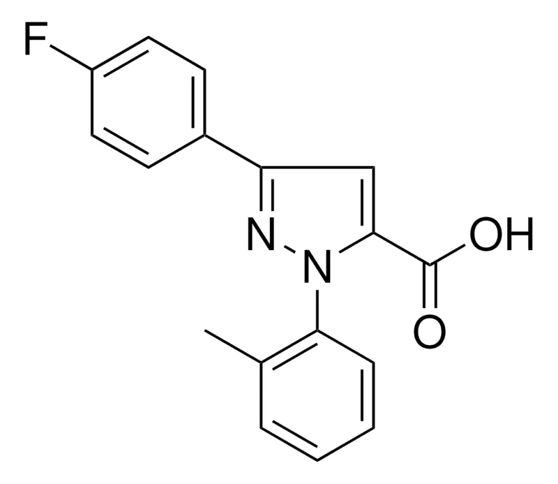 Sigma-Aldrich 3-(4-FLUOROPHENYL)-1-(2-METHYLPHENYL)-1H-PYRAZOLE-5-CARBOXYLIC ACID,AldrichCPR