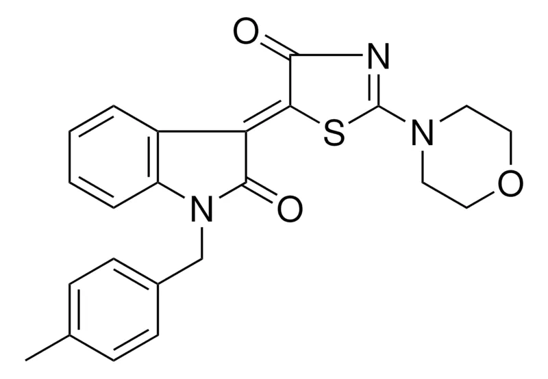 Sigma-Aldrich (3Z)-1-(4-METHYLBENZYL)-3-(2-(4-MORPHOLINYL)-4-OXO-1,3-THIAZOL-5(4H)-YLIDENE)-1,3-DIHYDRO-2H-INDOL-2-ONE,AldrichCPR