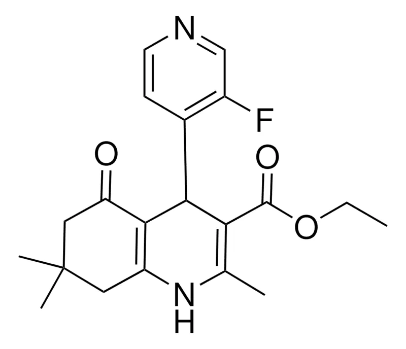 Sigma-Aldrich ETHYL 4-(3-FLUORO-4-PYRIDINYL)-2,7,7-TRIMETHYL-5-OXO-1,4,5,6,7,8-HEXAHYDRO-3-QUINOLINECARBOXYLATE,AldrichCPR