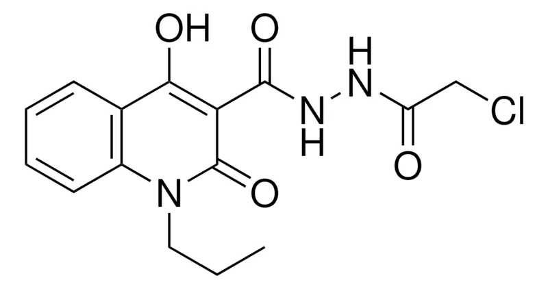 Sigma-Aldrich 4-HO-2-OXO-1-PR-1,2-2H-QUINOLINE-3-CARBOXYLIC ACID N'-CHLOROACETYL-HYDRAZIDE,AldrichCPR