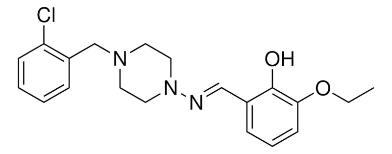 Sigma-Aldrich 2-((4-(2-CHLORO-BENZYL)-PIPERAZIN-1-YLIMINO)-METHYL)-6-ETHOXY-PHENOL,AldrichCPR
