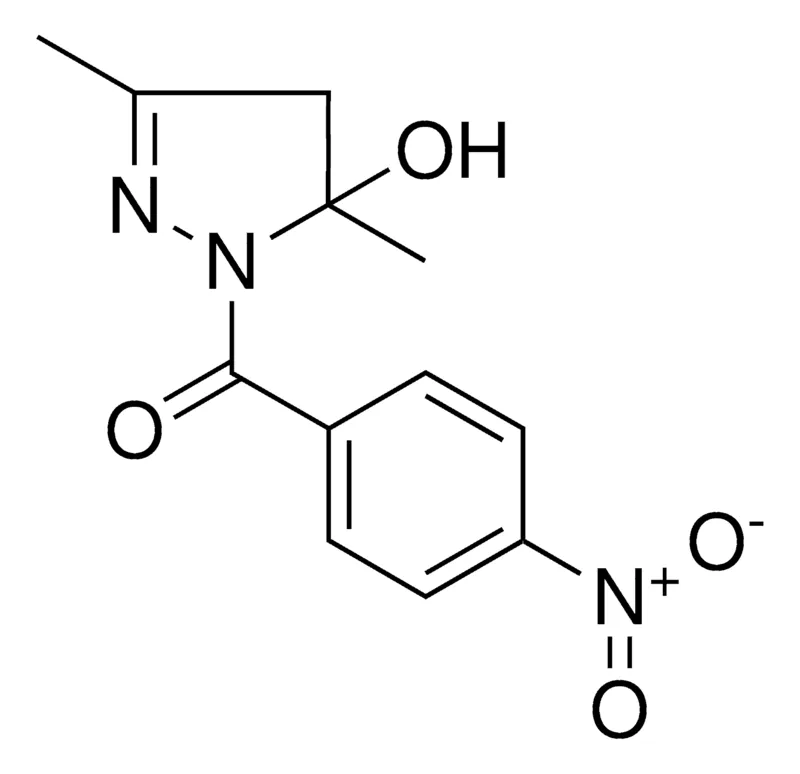 Sigma-Aldrich (5-HYDROXY-3,5-DIMETHYL-4,5-DIHYDRO-PYRAZOL-1-YL)-(4-NITRO-PHENYL)-METHANONE，AldrichCPR