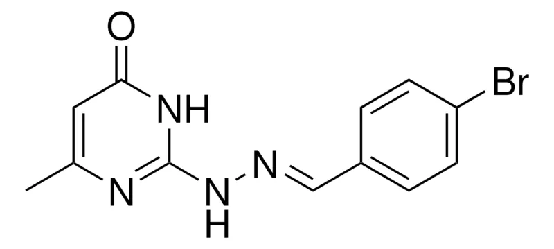 Sigma-Aldrich 4-BROMOBENZALDEHYDE (4-METHYL-6-OXO-1,6-DIHYDRO-2-PYRIMIDINYL)HYDRAZONE,AldrichCPR