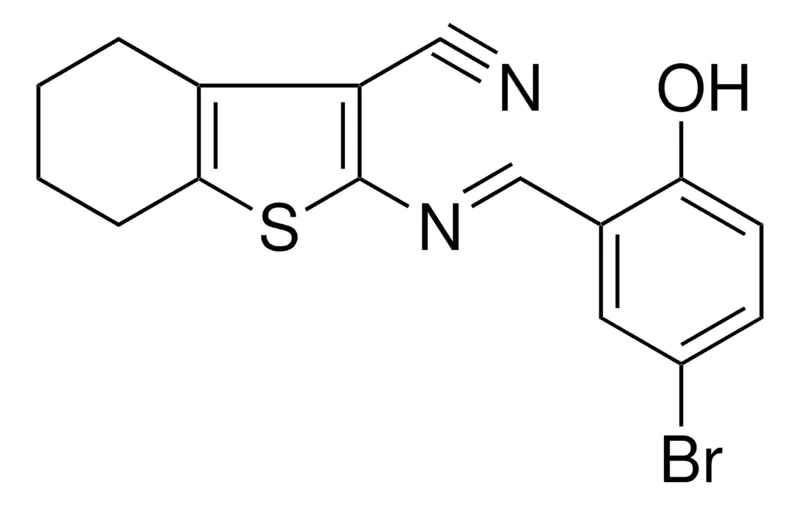 Sigma-Aldrich 2-((5-BR-2-HO-BENZYLIDENE)-AMINO)-4,5,6,7-4H-BENZO(B)THIOPHENE-3-CARBONITRILE，AldrichCPR