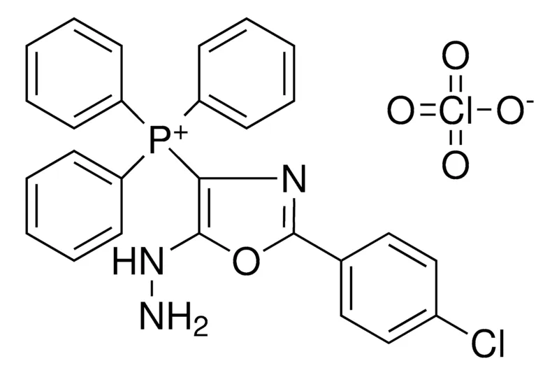 Sigma-Aldrich (2-(4-CHLORO-PHENYL)-5-HYDRAZINO-OXAZOL-4-YL)-TRIPHENYL-PHOSPHONIUM, PERCHLORATE,AldrichCPR