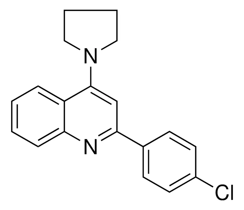 Sigma-Aldrich 2-(4-CHLORO-PHENYL)-4-PYRROLIDIN-1-YL-QUINOLINE,AldrichCPR