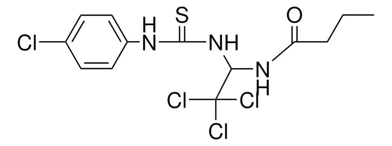 Sigma-Aldrich N-(2,2,2-TRICHLORO-1-(3-(4-CHLORO-PHENYL)-THIOUREIDO)-ETHYL)-BUTYRAMIDE,AldrichCPR