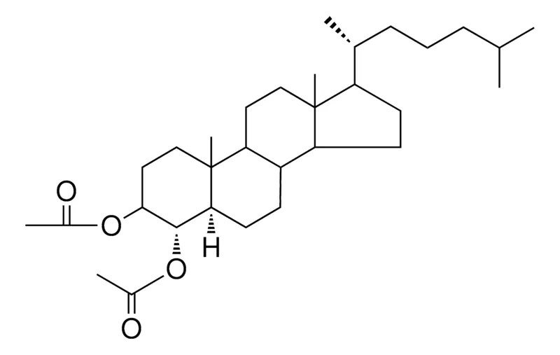 Sigma-Aldrich 5-ALPHA-CHOLESTANE-3-BETA,4-ALPHA-DIYL DIACETATE,AldrichCPR