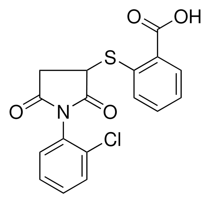 Sigma-Aldrich 2-(1-(2-CHLORO-PHENYL)-2,5-DIOXO-PYRROLIDIN-3-YLSULFANYL)-BENZOIC ACID,AldrichCPR