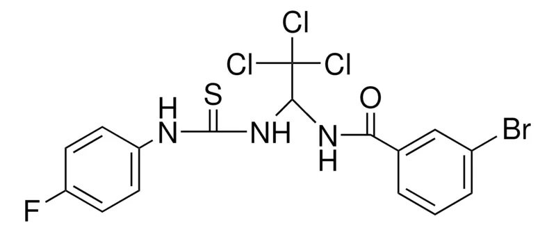 Sigma-Aldrich 3-BROMO-N-(2,2,2-TRICHLORO-1-(3-(4-FLUORO-PHENYL)-THIOUREIDO)-ETHYL)-BENZAMIDE,AldrichCPR